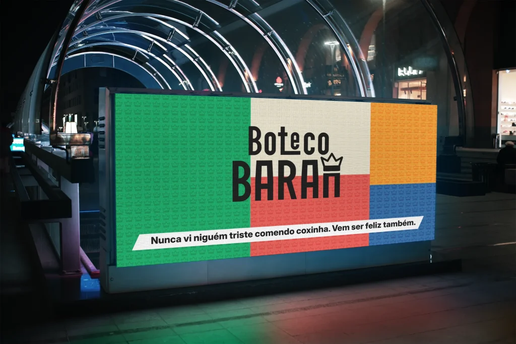 Boteco Baran, capa do case de branding